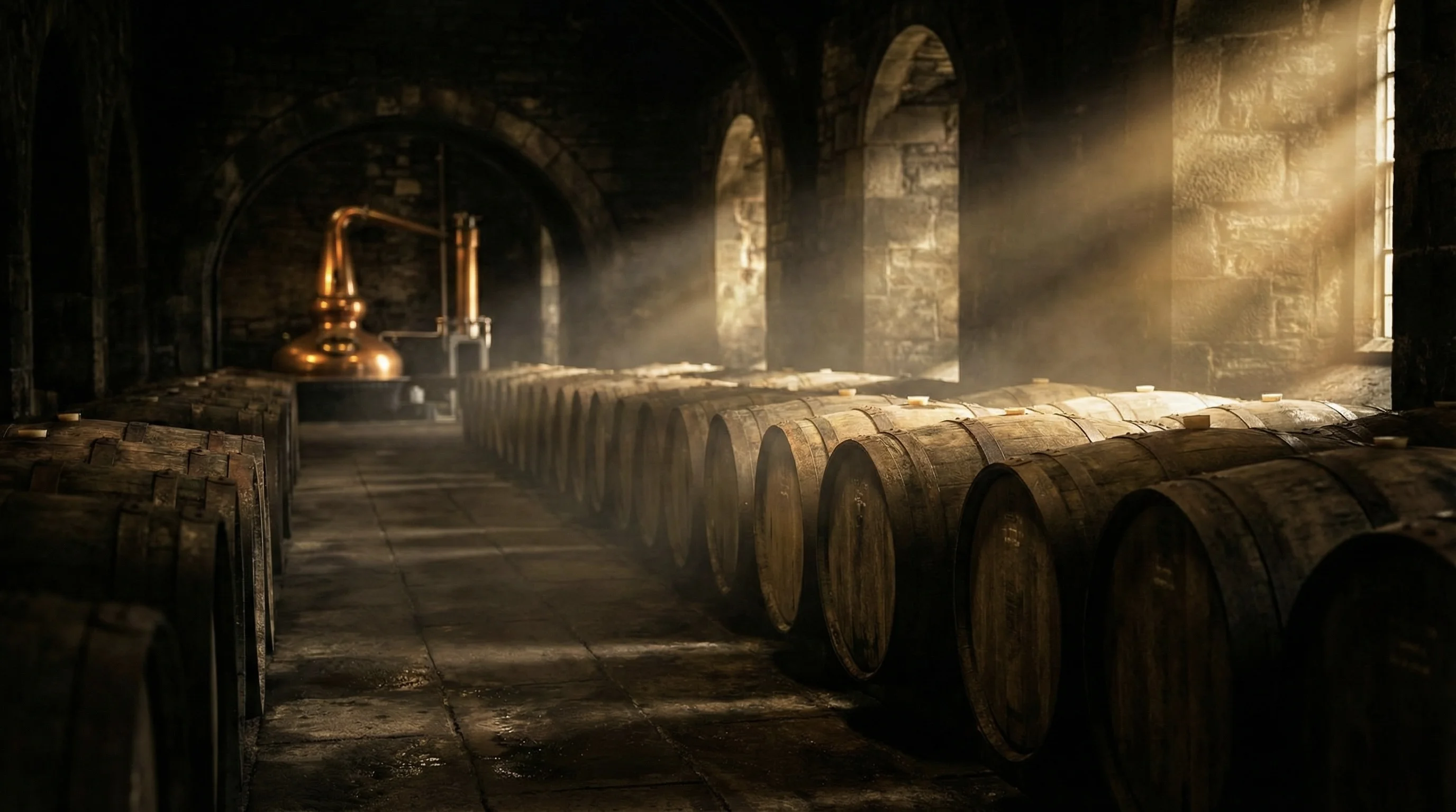 Whisky barrels