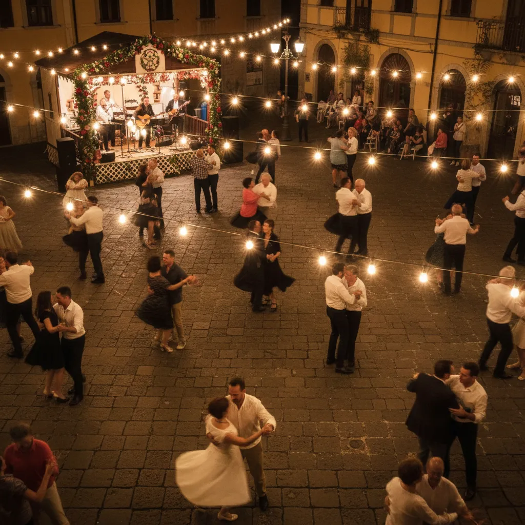 Ballo liscio in piazza