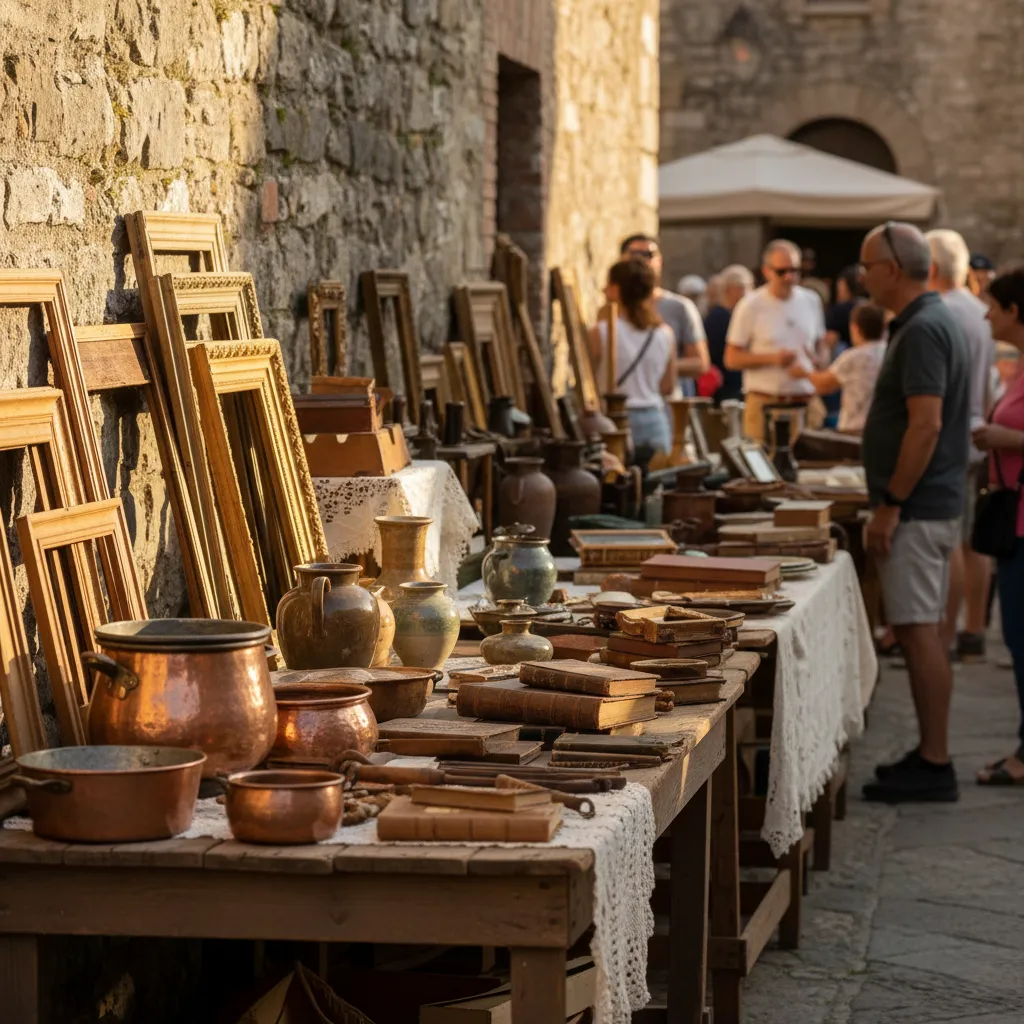 Stand dell'antiquariato