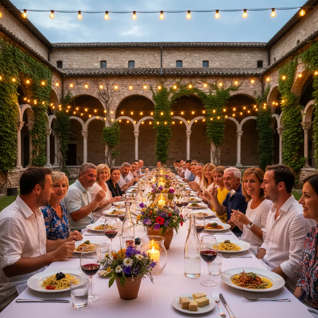 La tavola della cena speciale